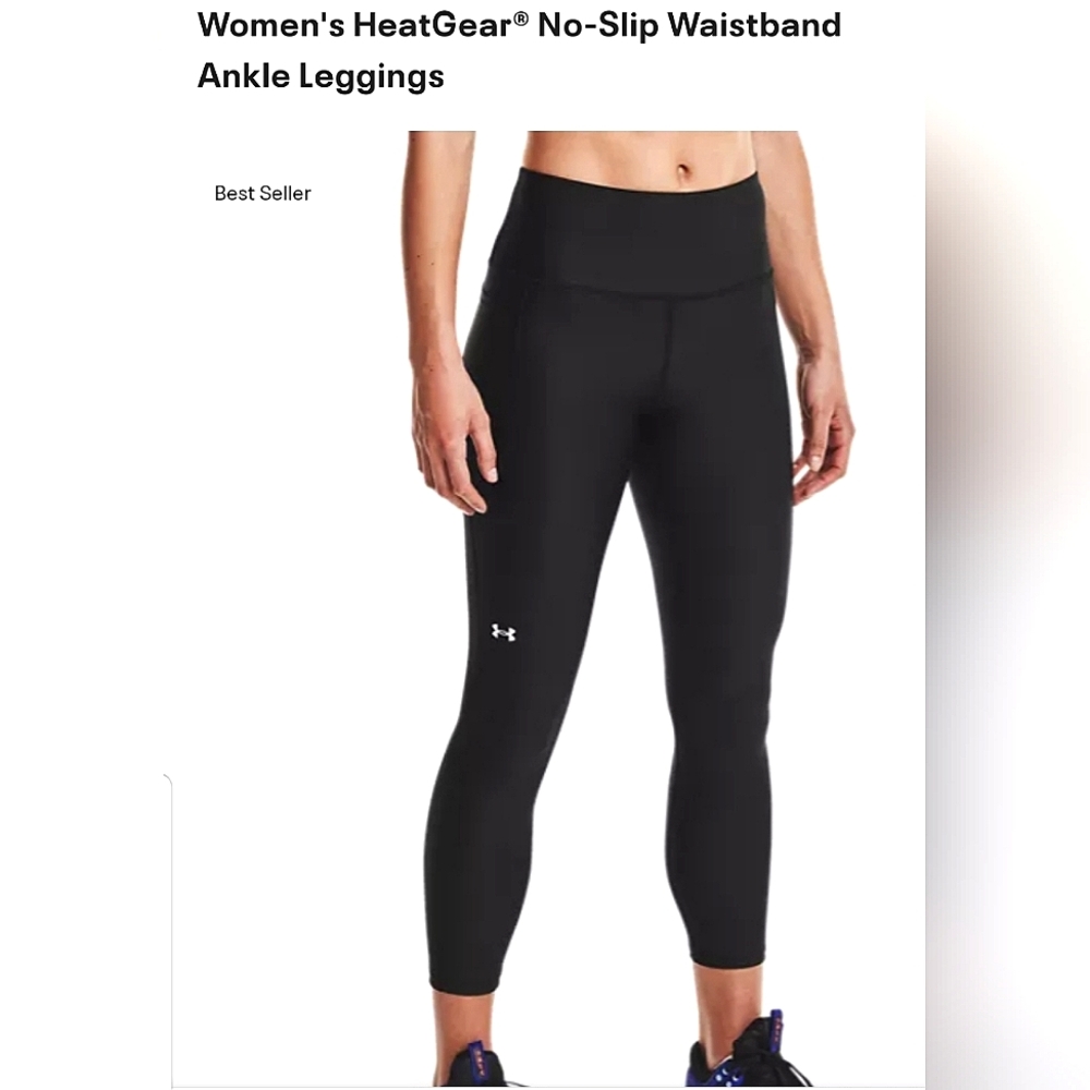 NWT Black Under Armour Compression Ankle Legging